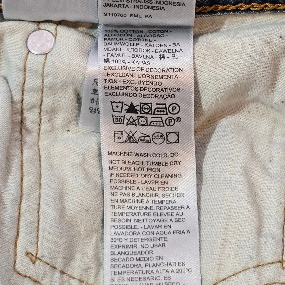 Levi's 559 Relaxed Straight Denim Blue jeans Mens Tag Sz 36x32 Measures 36x30‎